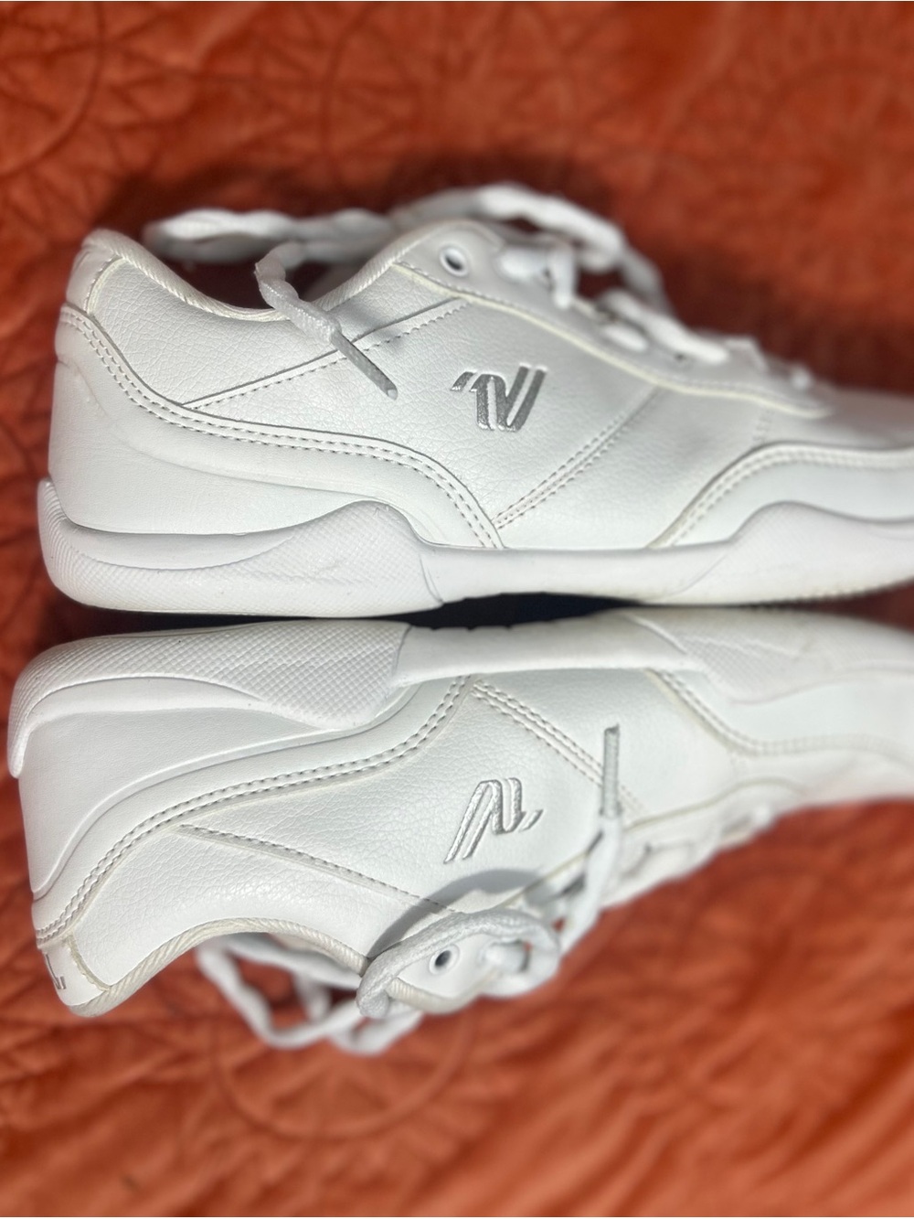 Varsity Cheerleaders C3 White Athletic Sneakers with Blue Insole - Picture 5 of 9